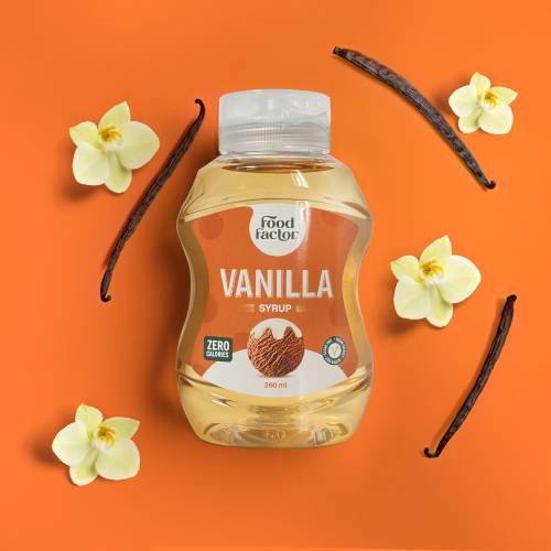 food factor vanilla syrup | zero sugar zero calorie